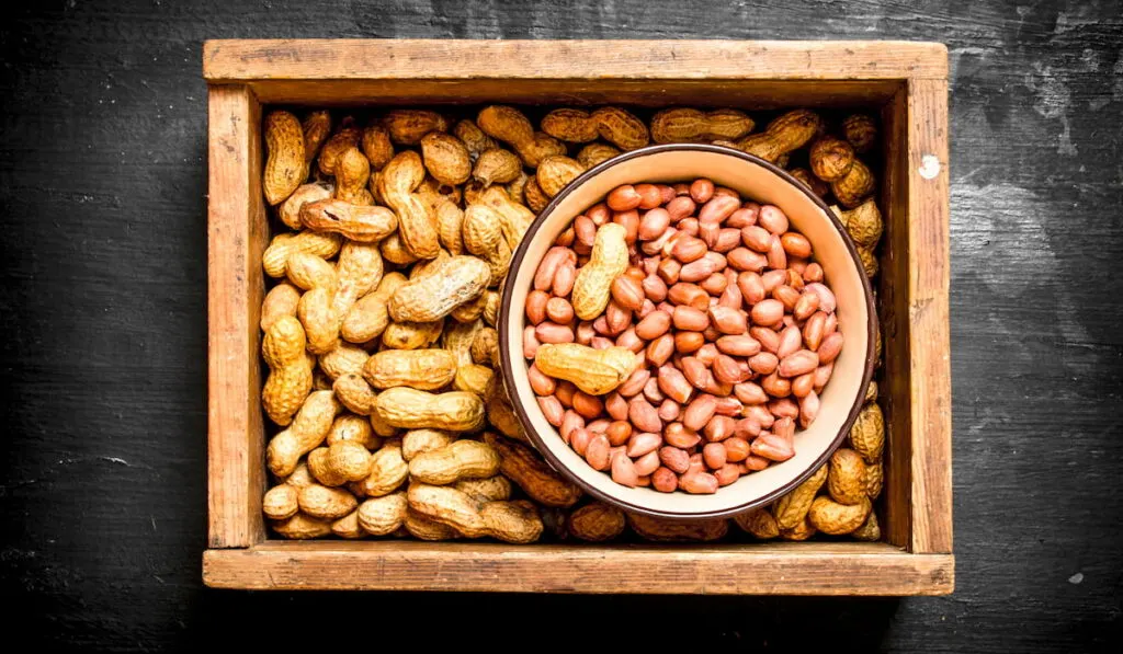 box of peanuts